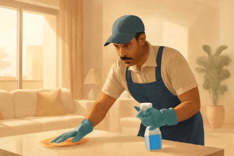 تنظيف طوارئ بقع زيت مطاعم دبي مارينا