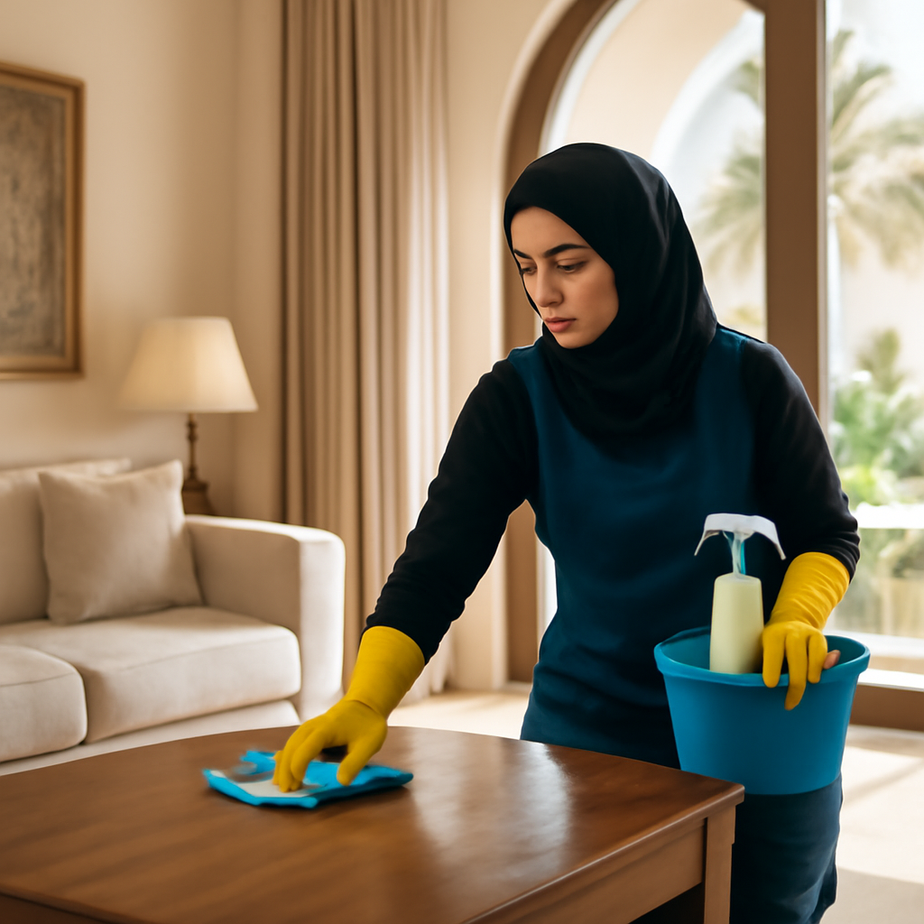 شركة تنظيف في أبوظبي بالساعات: الطوارئ أولاً — عود الماس