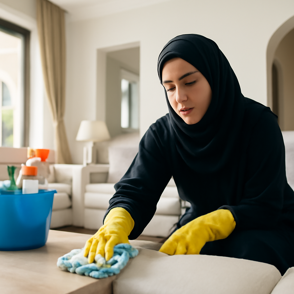 تنظيف الطوارئ لمباني تحت الإنشاء في أبوظبي — عود الماس
