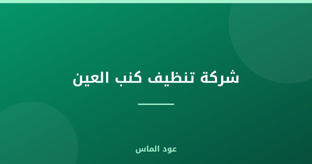 شركة تنظيف كنب العين