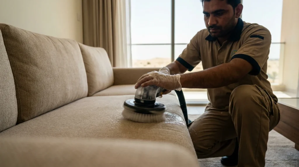 شركة تنظيف كنب في أبوظبي — عود الماس